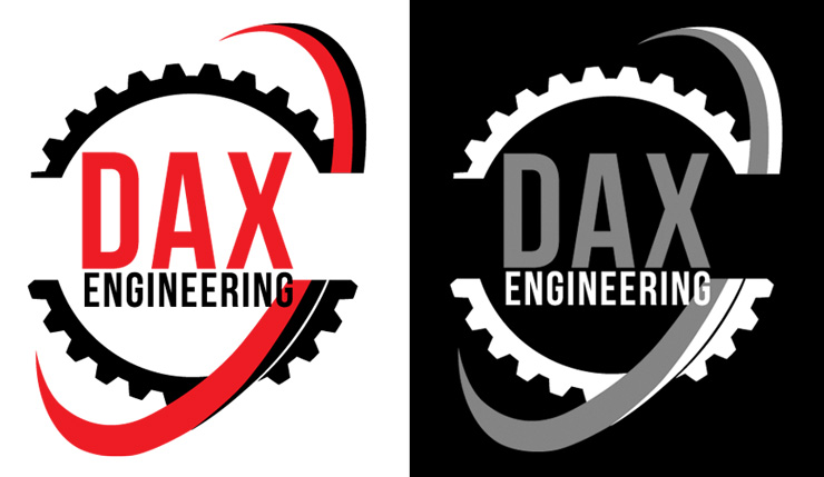 Déclinaisons du logo Dax Engineering